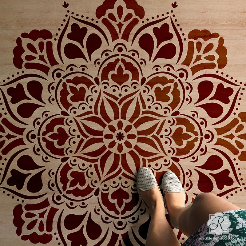 Ananda Mandala Stencil - Image 15