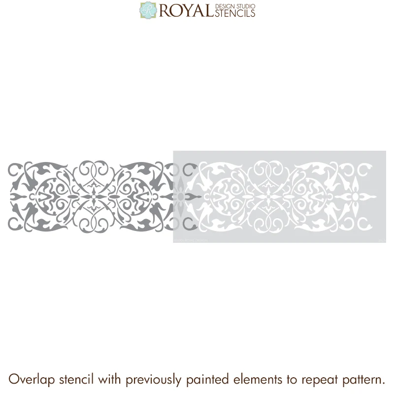 Arabesque Border Stencil - Image 5