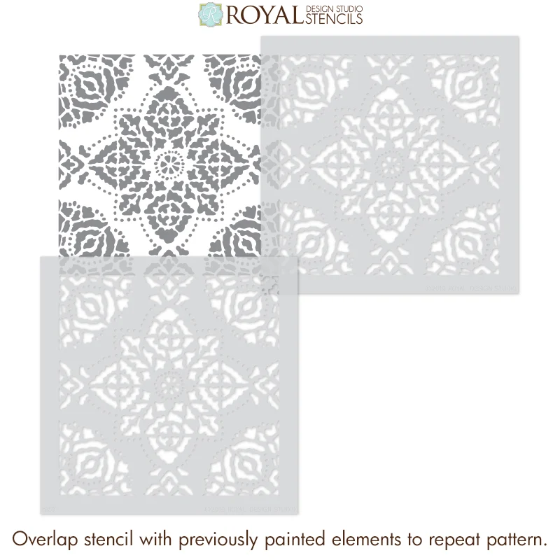 Bagru Block Print Tile Stencil - Image 6