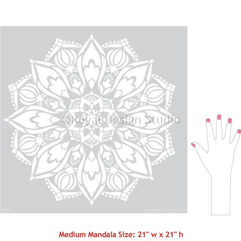 Bhakti Mandala Stencil - Image 5