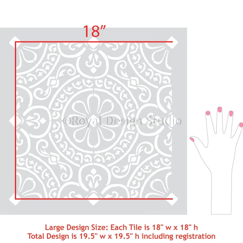 Bixby Tile Stencil - Image 7