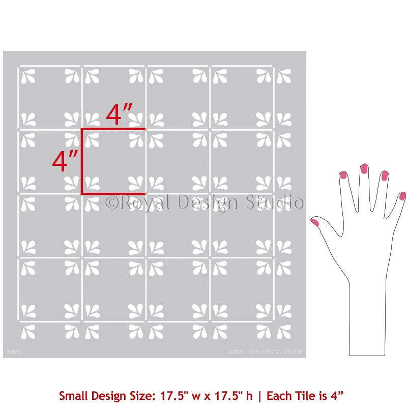 Carmen Tile Stencil - Image 7