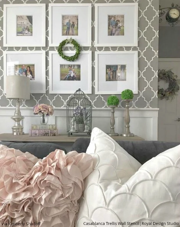 Casablanca Trellis Moroccan Stencil - Image 18
