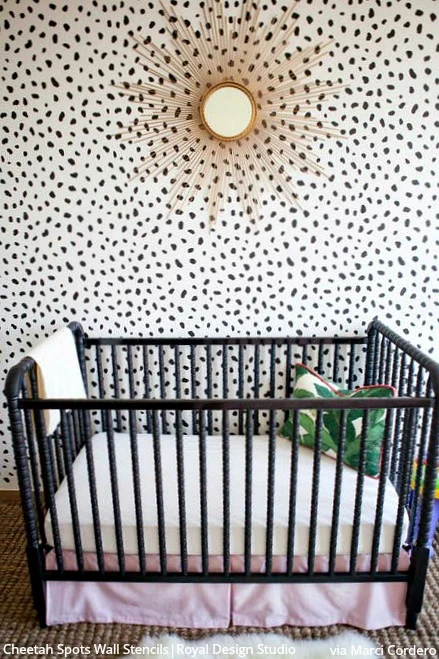 Cheetah Spots Wall Stencil - Image 12