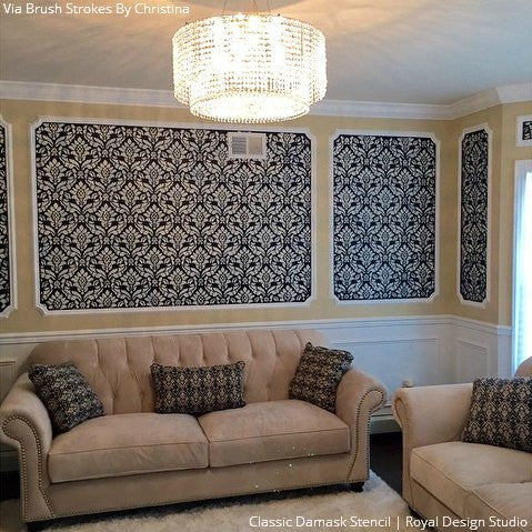 Classic Damask Stencil - Image 10
