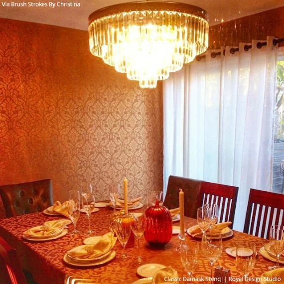 Classic Damask Stencil - Image 14