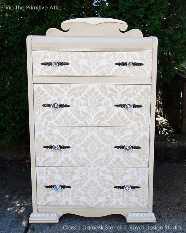 Classic Damask Stencil - Image 19