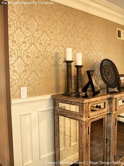 Classic Damask Stencil - Image 8
