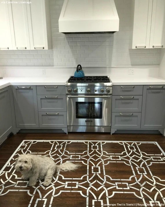 Contempo Trellis Wall Stencil - Image 21