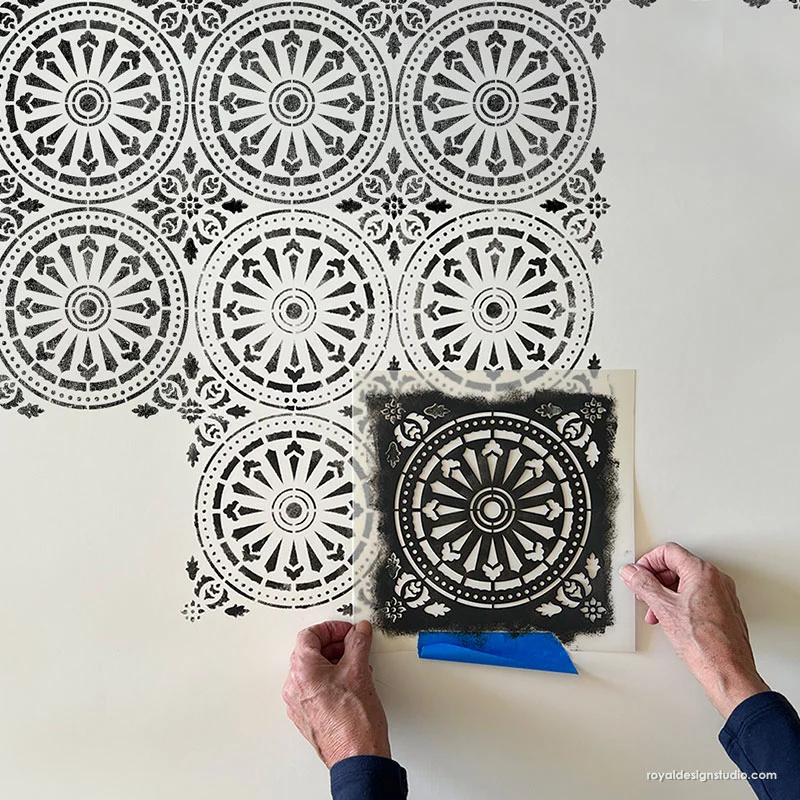 Delicate Tile Stencil - Image 7