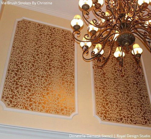 Donatella Damask Stencil - Image 10