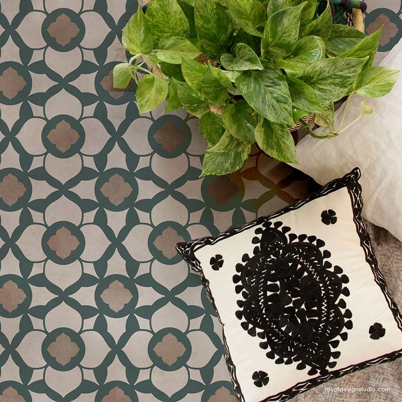 Duomo Tile Allover Stencil - Image 3