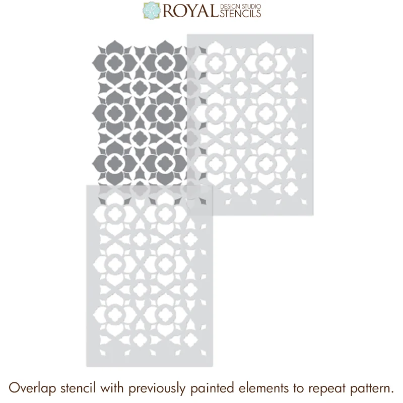Duomo Tile Allover Stencil - Image 5