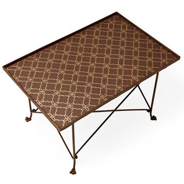 Eastern Lattice Furniture Stencil - Image 3