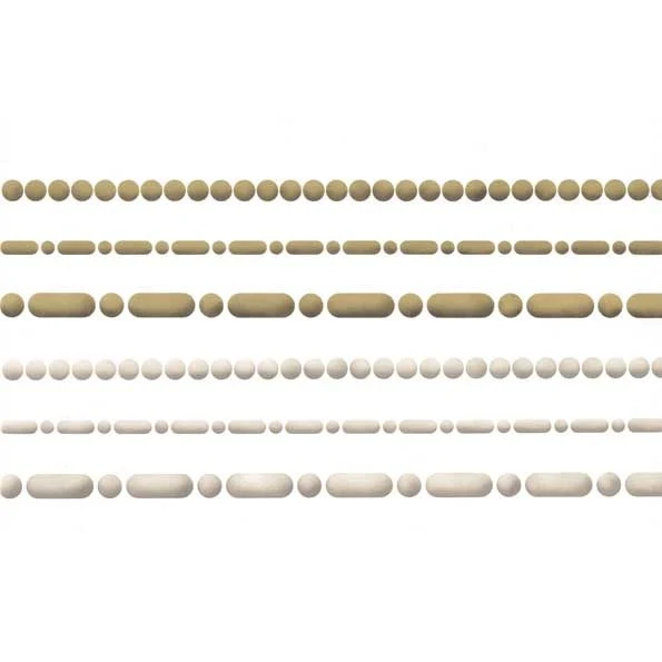 Easy Beaded Molding Furniture Stencil