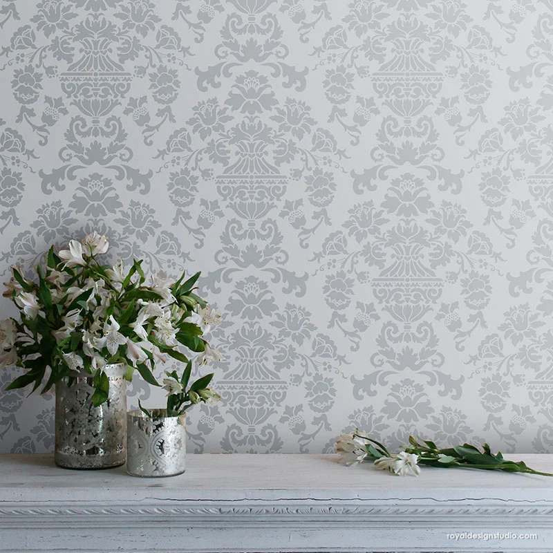 Encantada Damask Stencil - Image 5