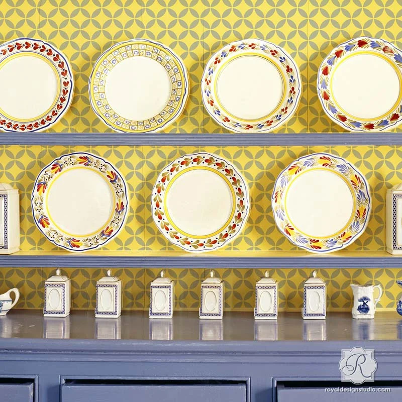 Endless Moorish Circles Moroccan Craft Stencil - Image 5