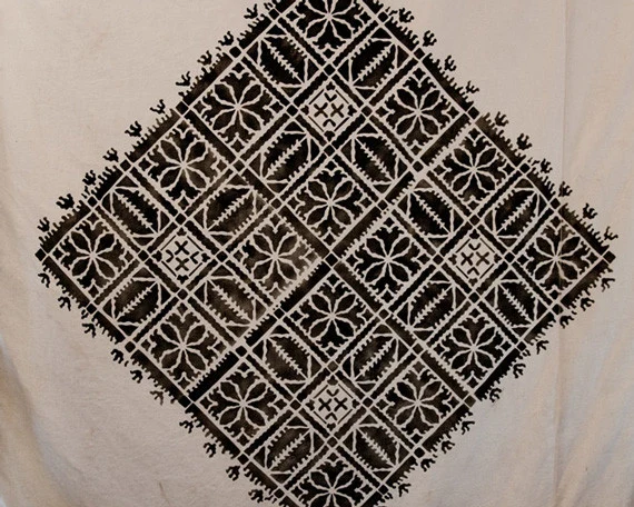 Fez Blanket Moroccan Stencil - Image 3
