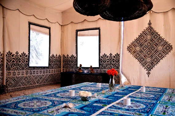 Fez Floral Border Moroccan Stencil - Image 3