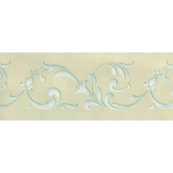 Flowing Floral Border Stencil - Image 2