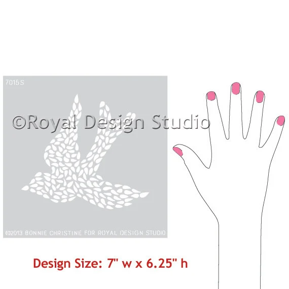 Fly Away With Me Craft Stencil - Image 4