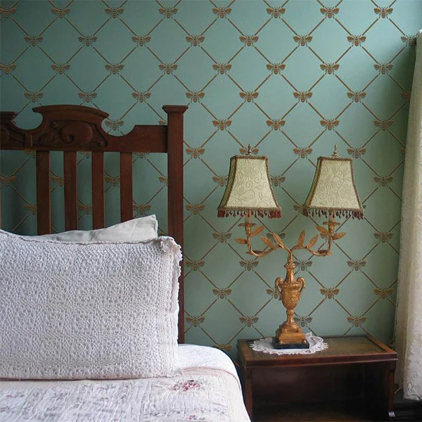 French Bee Trellis Stencil - Image 5