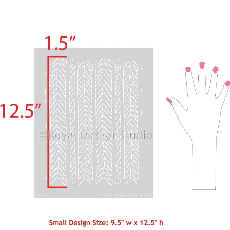 Funky Fibers Furniture Stencil - Image 3