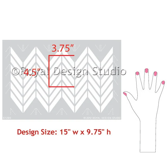 Get Ziggy With It Wall Stencil - Image 19