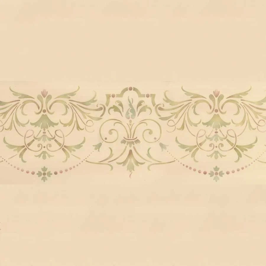 Hampton Frieze Ceiling Stencil - Image 2