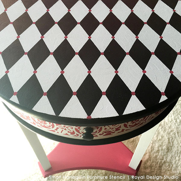 Harlequin Furniture Stencil - Image 10