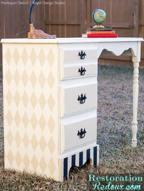 Harlequin Furniture Stencil - Image 11