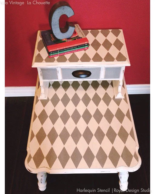 Harlequin Furniture Stencil - Image 12
