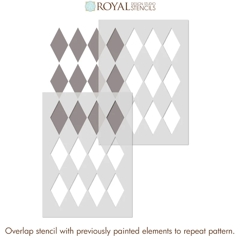 Harlequin Furniture Stencil - Image 21