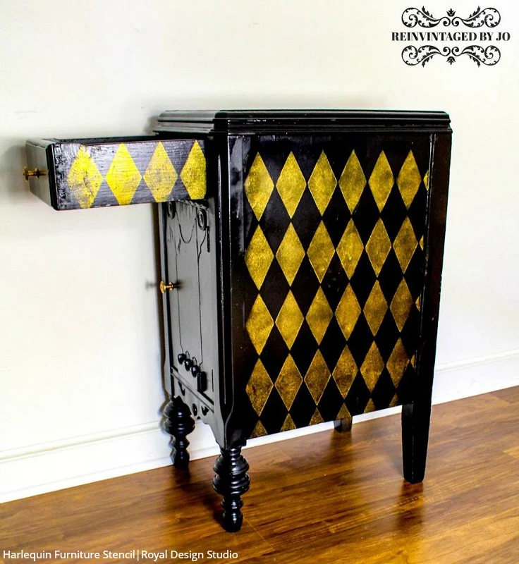 Harlequin Furniture Stencil - Image 7