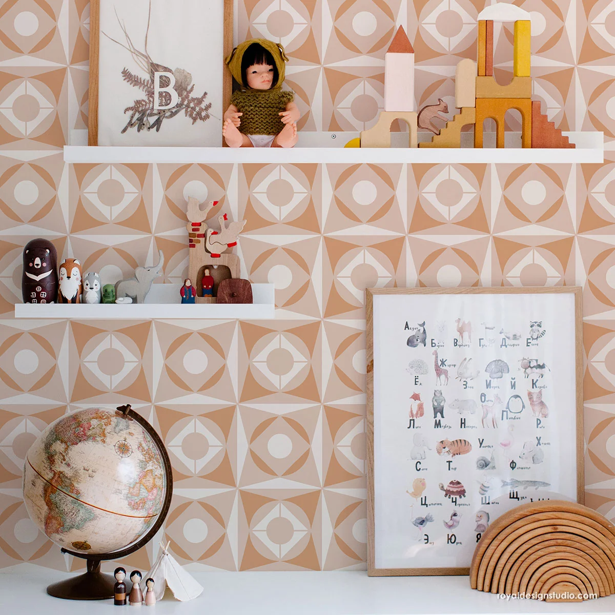 Modern & Geometric Pattern Stencils