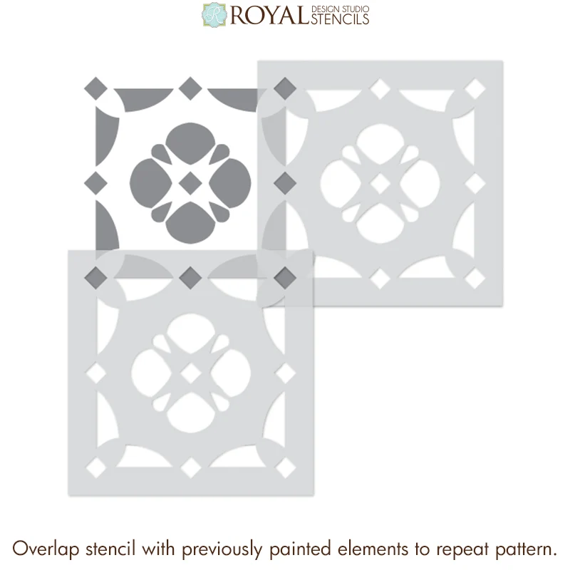 Justine Tile Stencil - Image 7