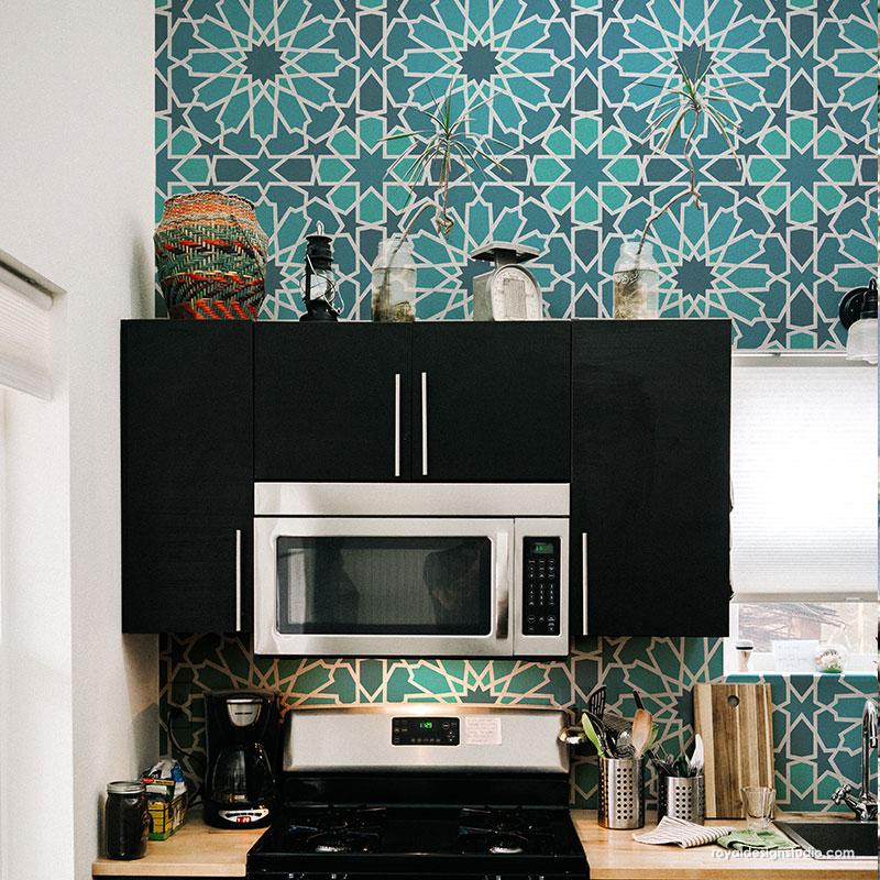 Kasbah Tile Stencil - Image 2