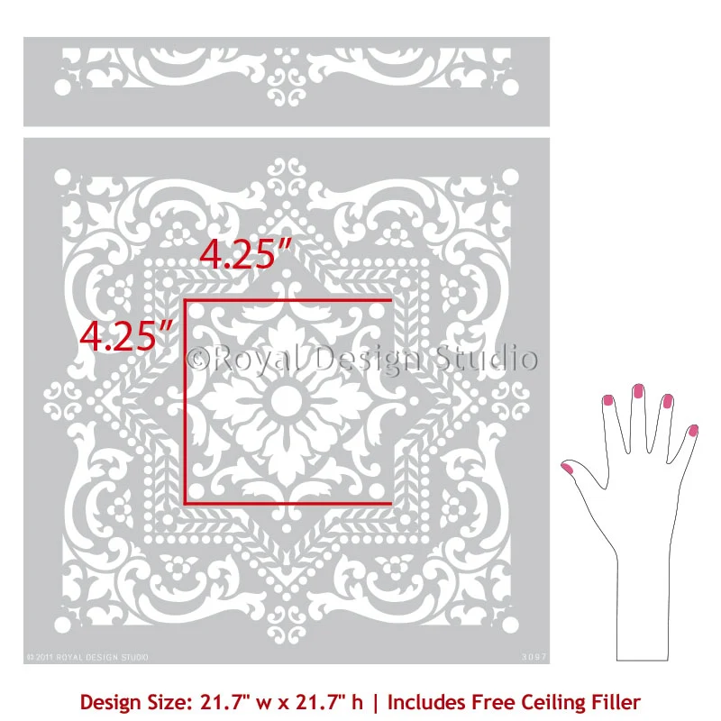 Lisboa Tile Stencil - Image 3