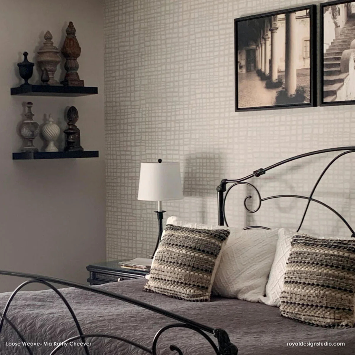 Loose Weave Wall Stencil - Image 11
