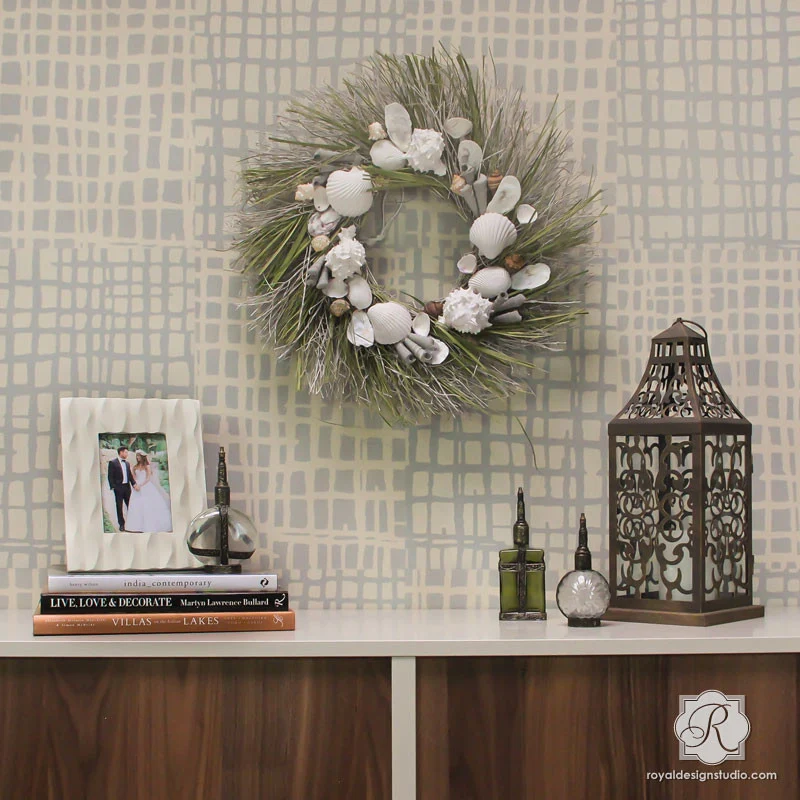 Loose Weave Wall Stencil - Image 4