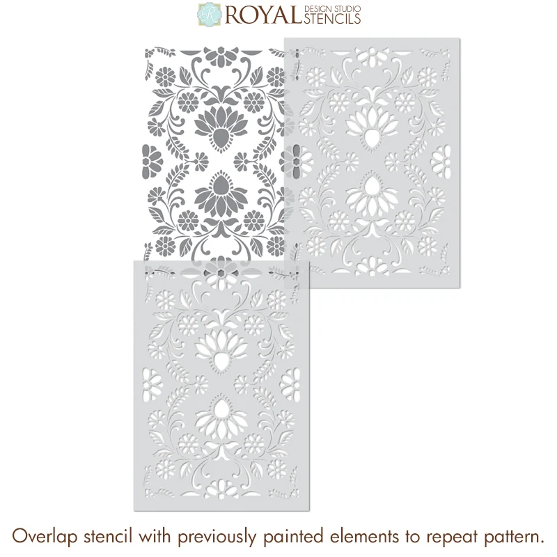 Meadowland Wall Stencil - Image 7
