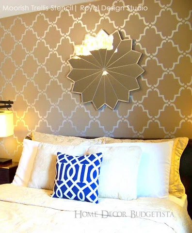 Moorish Trellis Wall Stencil - Image 25