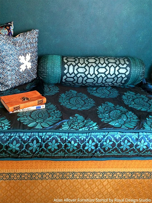Moroccan Arches Furniture Stencil - Image 2