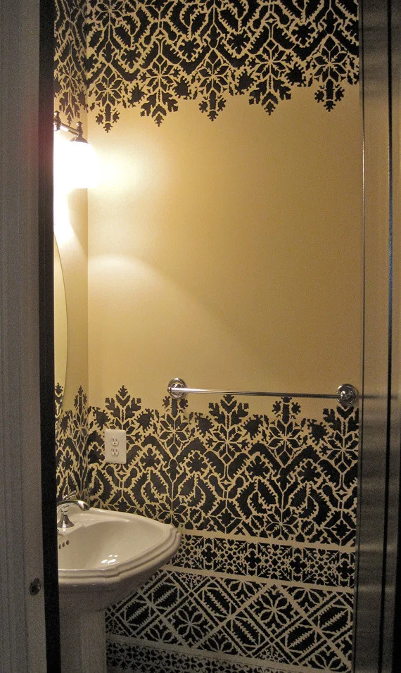 Moroccan Lace Stencil - Image 5
