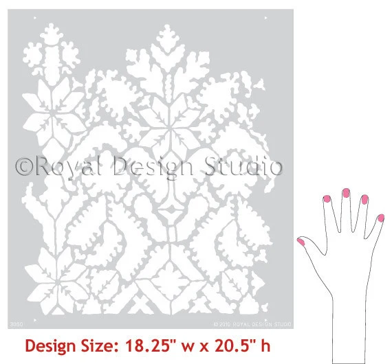 Moroccan Lace Stencil - Image 8