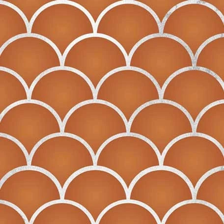 Moroccan Scallops Furniture Stencil - Image 3