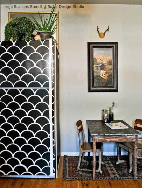 Moroccan Scallops Wall Stencil - Image 27