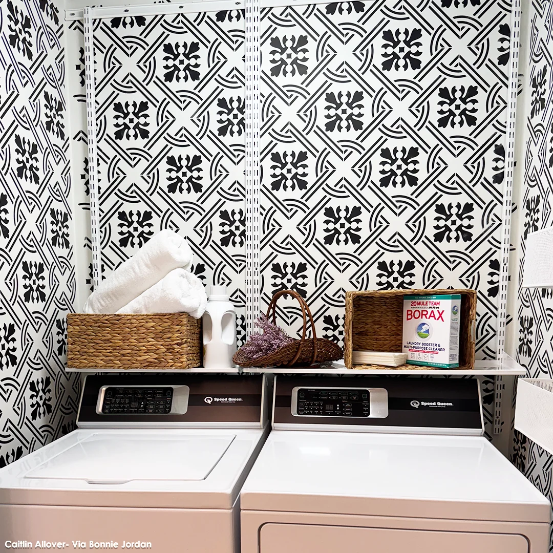 Caitlin Allover Tile Stencil - Image 7