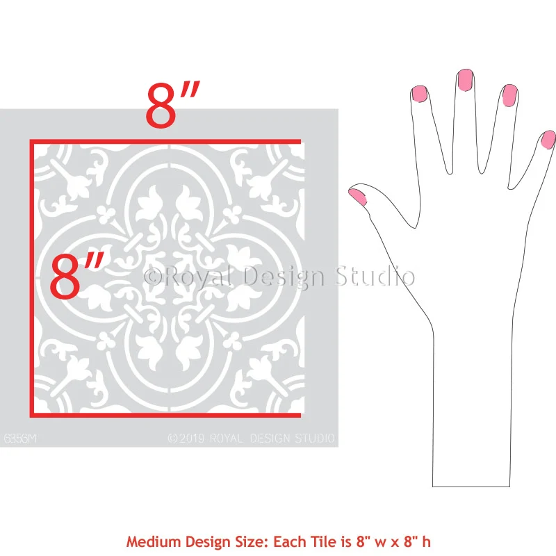 Palladium Tile Stencil - Image 8
