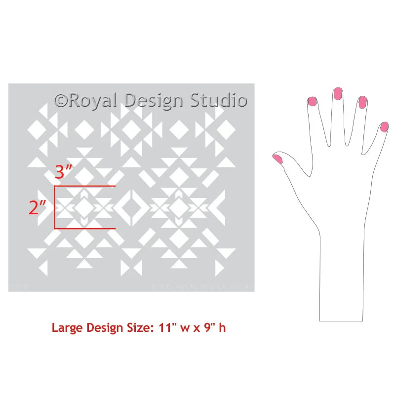 Palmedo Prairie Song Raven + Lily Furniture Stencil - Image 5